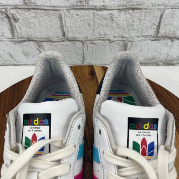 Adidas Superstar Trifoil FU9521 Mens 8.5 Cloud White Shell Toe Shoes - Picture 13 of 15